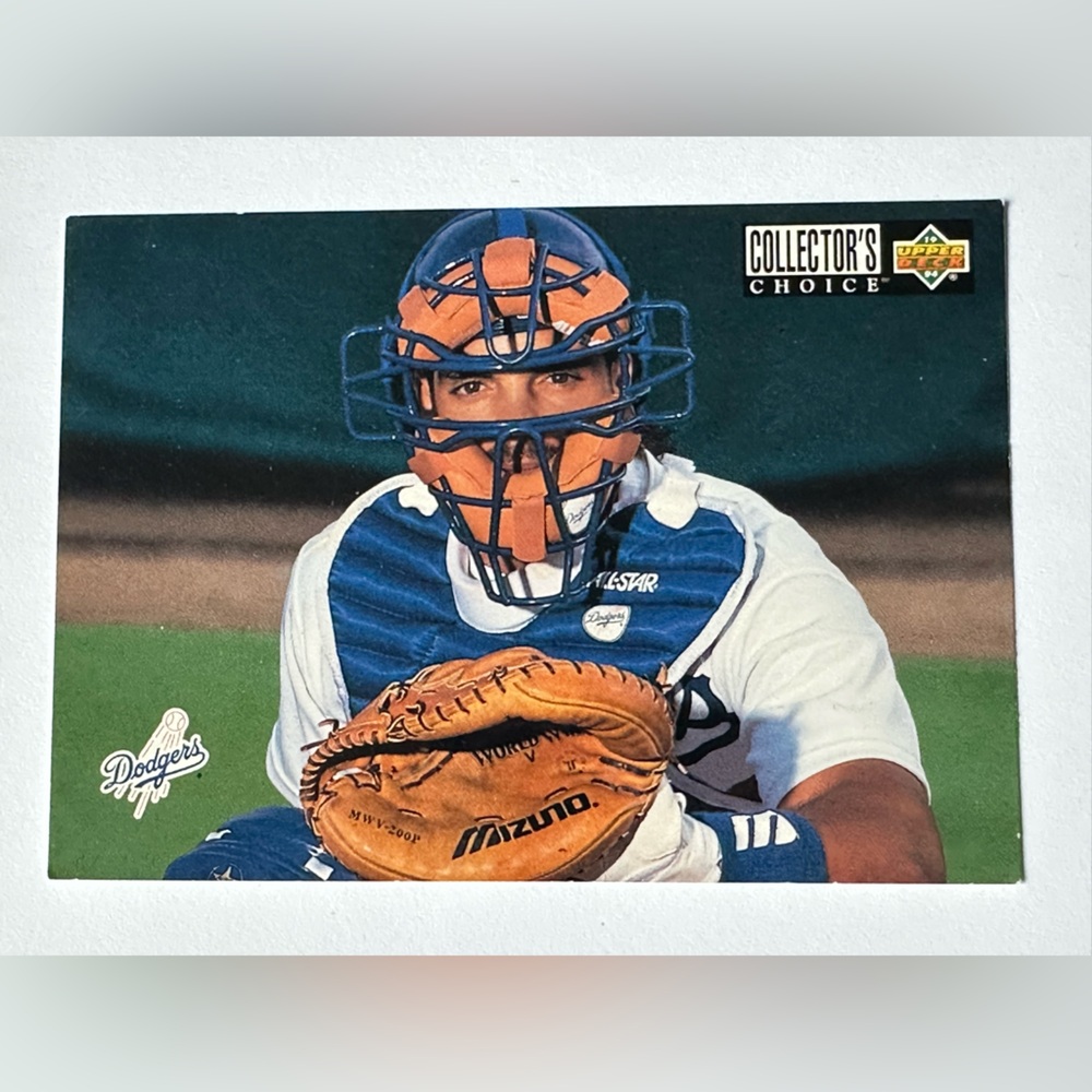 Mike Piazza, Catcher. LA Dodgers. Team Checklist. No. 336